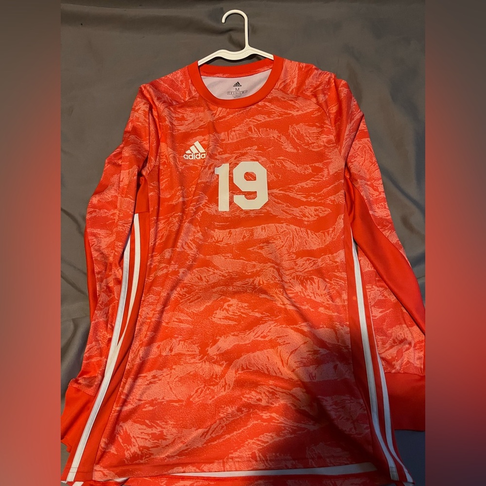 Adidas Adipro 19 Men’s Goalkeeper Jersey. Red/Orange SEE DESCRIPTION!
